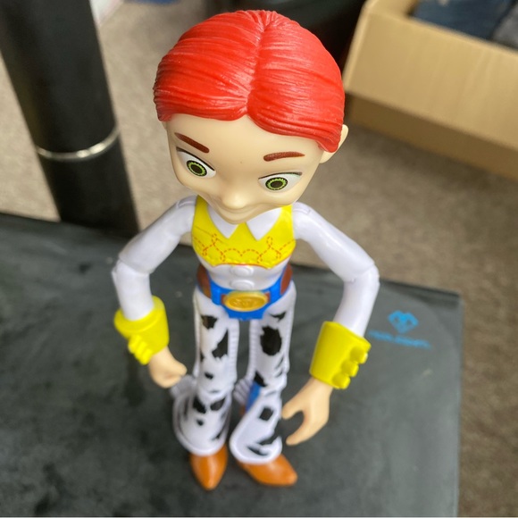 Toy Story JESSE Doll Hard Plastic Hair 8.5” Great Cond Disney Arms/Legs turn - Picture 5 of 7